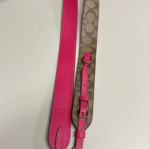 🔥🔥🔥NWT Coach Katy Pink Thick Strap Satchel Bag - Picture 11 of 12